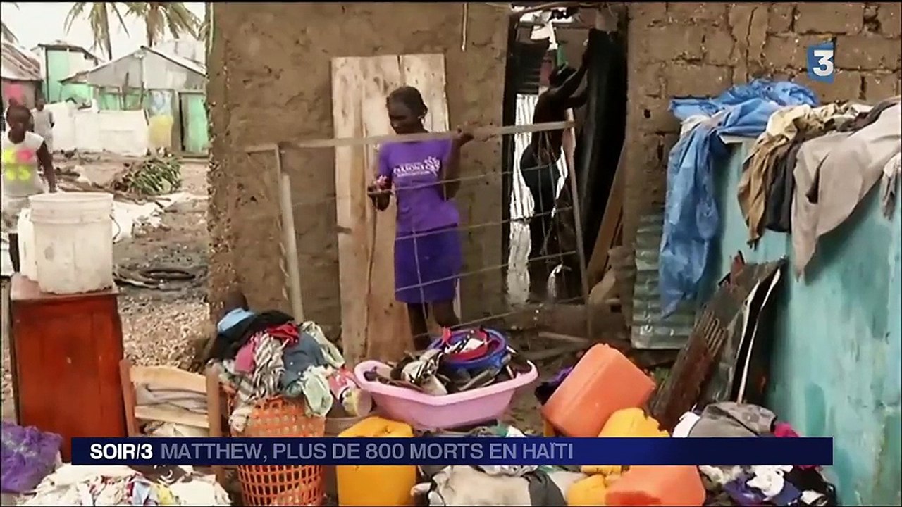 Ouragan Matthew : l'heure est à la désolation en Haïti