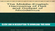 Collection Book The Middle-English Harrowing of Hell and Gospel of Nicodemus.