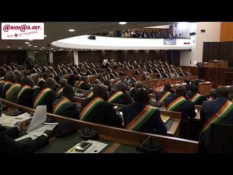 Nouvelle constitution Le Chef de l`Etat Alassane Ouattara présente les grandes lignes aux députés