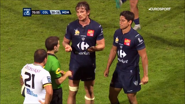 SITE OFFICIEL STADE MONTOIS RUGBY - 2eme ESSAI C. DAVID- COLOMIERS vs STADE MONTOIS