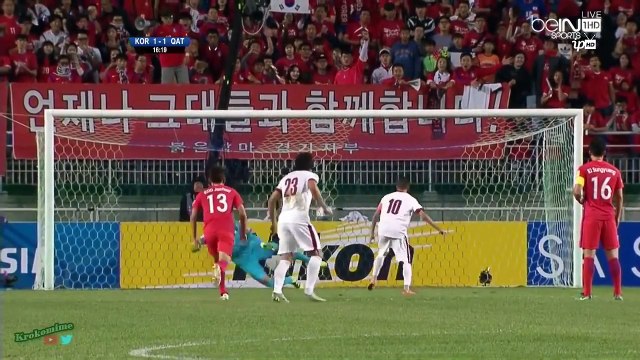 SOUTH KOREA 3-2 QATAR 2018 FIFA World Cup Qualifiers - All Goals