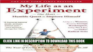 New Book My Life as an Experiment