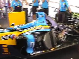 Renault F1 engine playing God Save the Queen