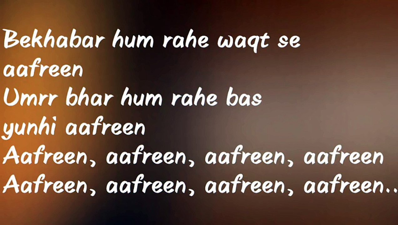 Aafreen (1920 LONDON)...full song with lyrics.
