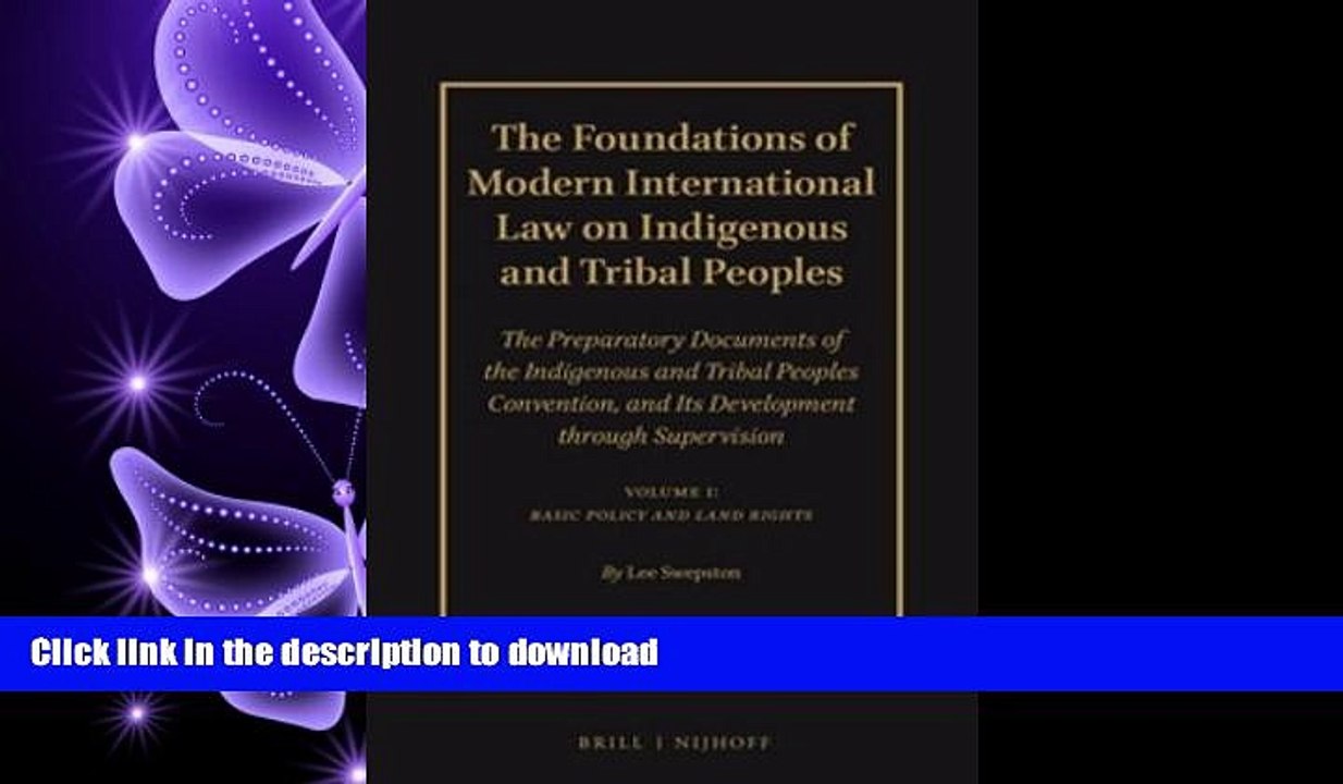 FAVORIT BOOK The Foundations of Modern International Law on Indigenous and Tribal Peoples: The