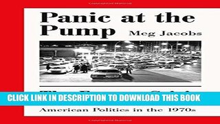 Collection Book Panic at the Pump: The Energy Crisis and the Transformation of American Politics