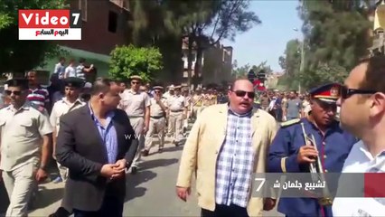 تشييع جثمان شهيد البحيرة بهتاف "الإخوان أعداء الله"