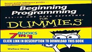 New Book Beginning Programming All-In-One Desk Reference For Dummies