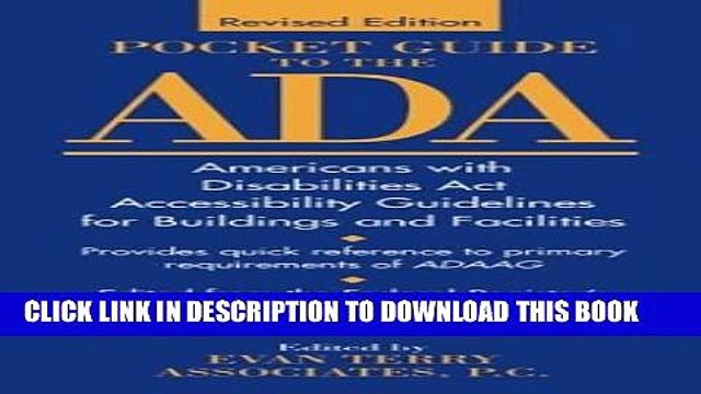 [PDF] Pocket Guide to the ADA: Americans with Disabilities Act Accessibility Guidelines for