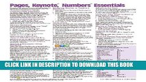 Collection Book Pages, Keynote,   Numbers Essentials for Mac, versions x.6 Quick Reference Guide
