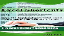 New Book Excel Shortcuts: The 100 Top Best Powerful Excel Keyboard Shortcuts in 1 Day! (Excel,
