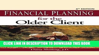[New] Financial Planning for the Older Client Exclusive Online