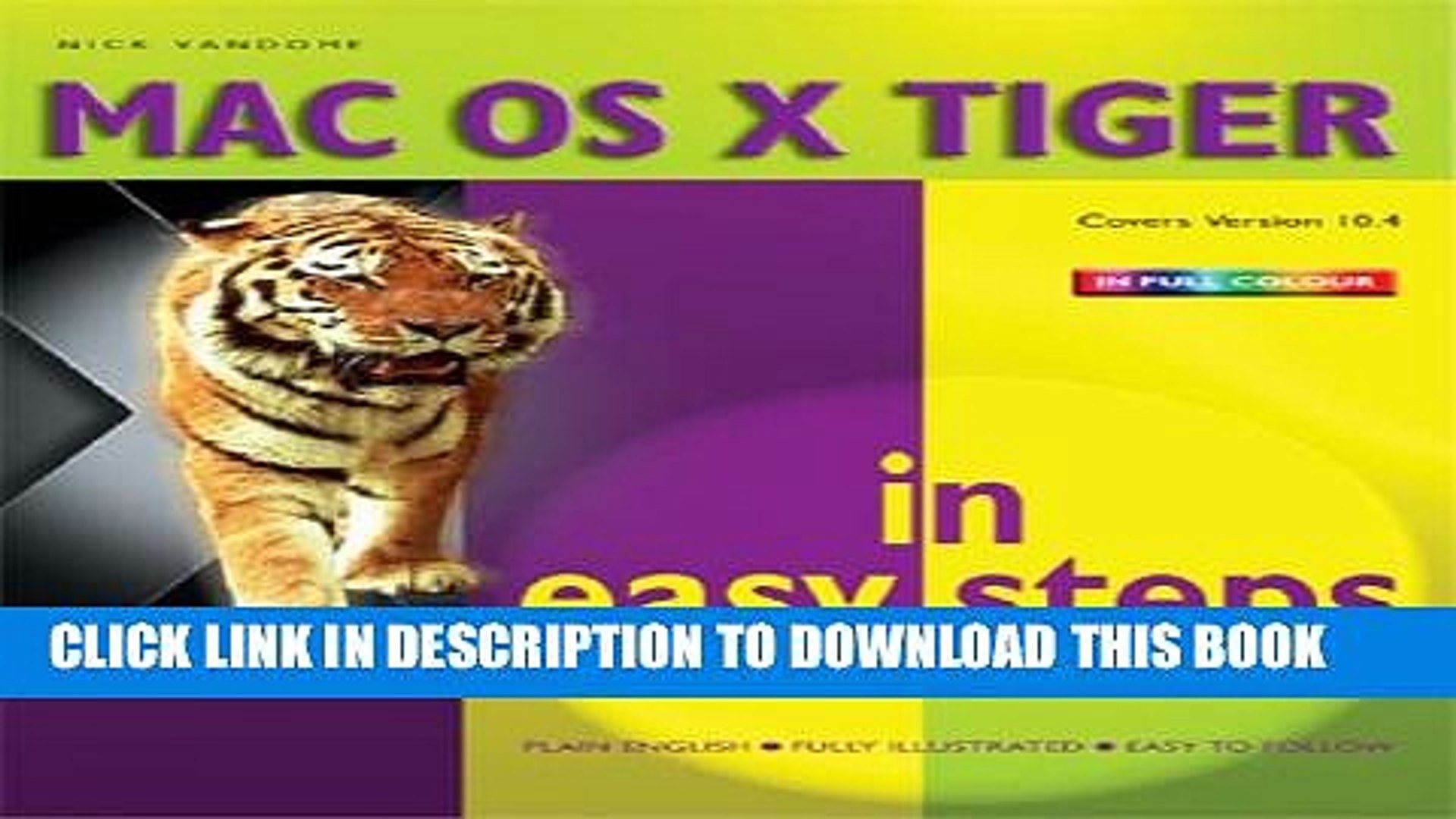 Mac os x tiger download dvd