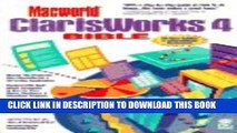 Collection Book Macworld Clarisworks 4 Bible