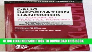 [Read PDF] Lexi-Comp s Drug Information Handbook for Advanced Practice Nursing: A Comprehensive