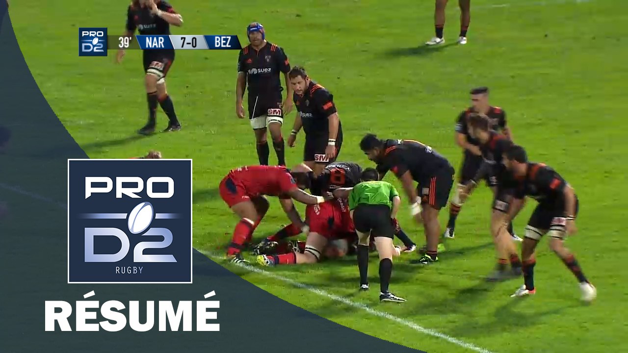 PRO D2 - Résumé Narbonne-Béziers: 23-22 - J06 - Saison 2016/2017