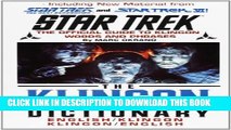 [PDF] The Klingon Dictionary (Star Trek) Popular Online