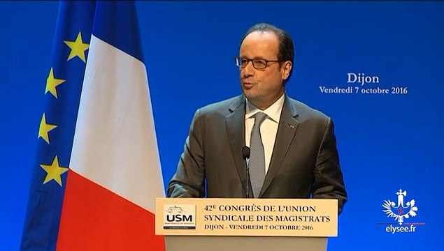 François Hollande au 42ème congrès de l'USM