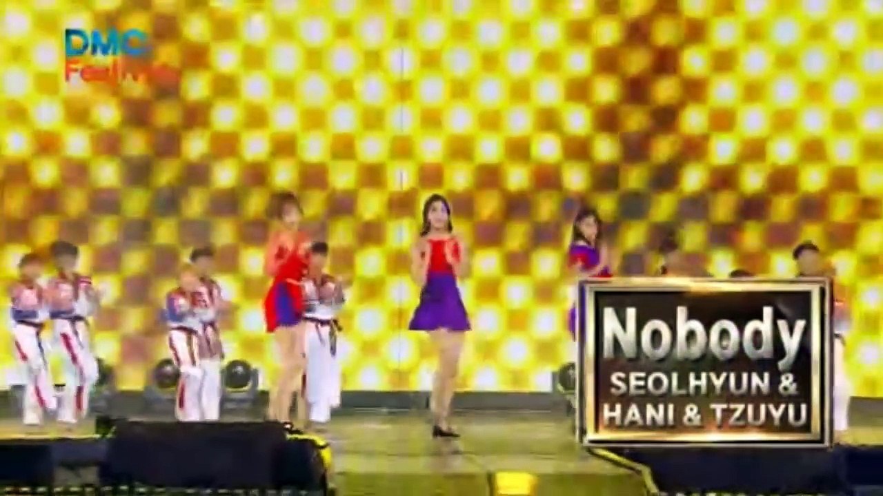 161008 TWICE TZUYU,EXID HANI,AOA SEOLHYUN DANCE WONDERGIRLS NOBODY CUT KOrean Music Wave 2016