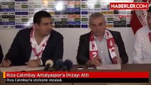 Rıza Çalımbay Antalyaspor'a İmzayı Attı