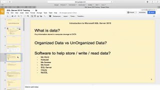 MCSA SQL (What is Data)MVA