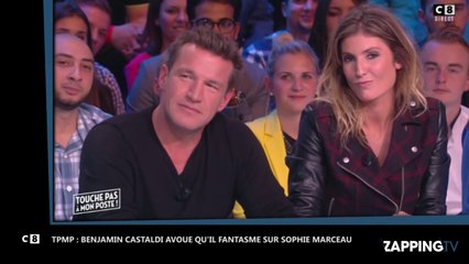 TPMP : Benjamin Castaldi avoue qu'il fantasme sur Sophie Marceau (vidéo)