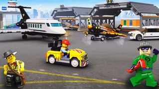 Cartoon about LEGO-LEGO Police-Police Car-Fire Helicopter Pikapchik NEW Airport  My City 2