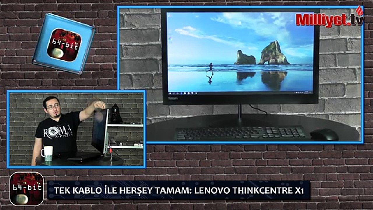 Lenovo Thincentre X1 incelemesi- Herşey tek bir kabloda!