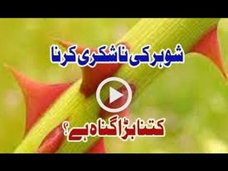 Nafarman Bivi - Islam Men Shohr ki Nashukri Karne Wali Bivion k Liye Hukam