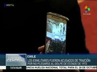 Chile:homenaje a exmilitares acusados de traición por negarse al golpe