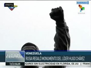 Rusia obsequia a Venezuela monumento del comandante Hugo Chávez