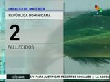 Impacto del huracán Matthew en cifras