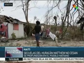 Precariedades del pueblo haitiano se profundizan tras paso de Matthew