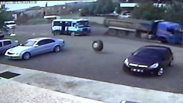 ereglionder.com.tr eregli kaza guvenlik kamerasi mucize kurtulus karadeniz eregli