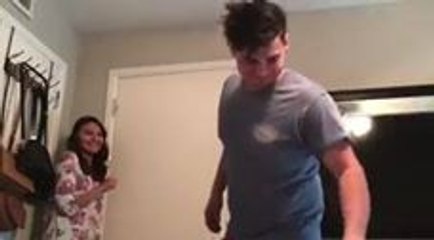 This Man's Reaction to His Wife's Pregnancy Is the Cutest