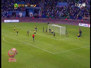 تصدي رائع من حارس المغرب لفرصة اوباميانج