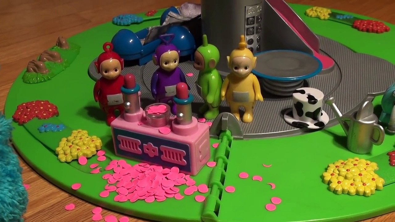 Cookie Monster Count n Crunch Eats The Teletubbies Noo Noo and Tubby Toaster