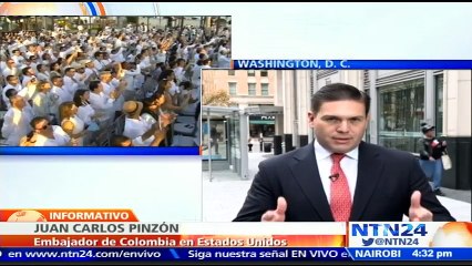 "Hay que generar un gran consenso nacional que permita una paz aceptable": Embajador de Colombia en EE.UU.
