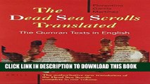 [PDF] The Dead Sea Scrolls Translated: The Qumran Texts in English Popular Colection