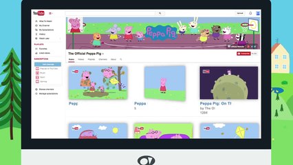 Benvenuto sul canale YouTube di Peppa Pig!