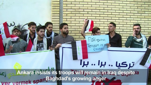 Protest in Baghdad against presence of Turkish troops in Iraq