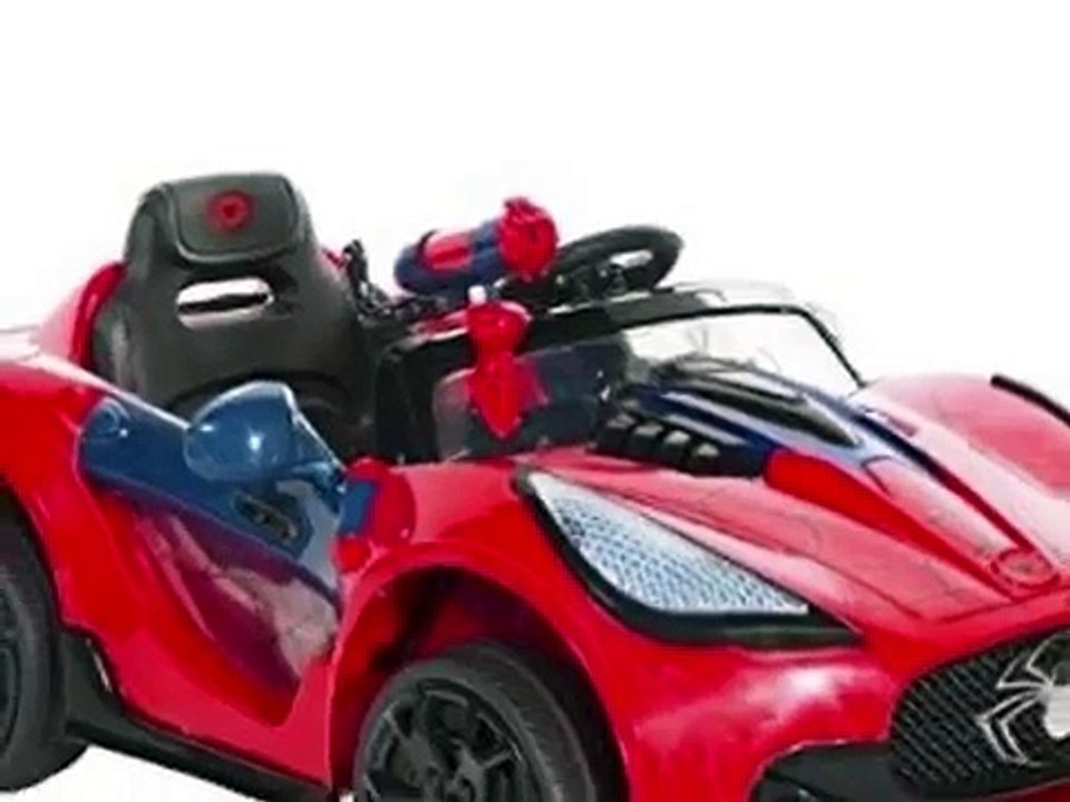 Spiderman Voiture Super électrique Pour Enfant de 6 V, Spiderman Voiture Jouet, Voiture Jouet