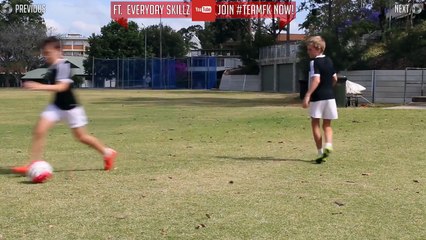 TOP 4 - Easy Football Skills for Kids & Beginner - Tutorial