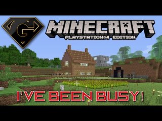 Minecraft PS4: This Noob Been Busy - A Quick Tour!
