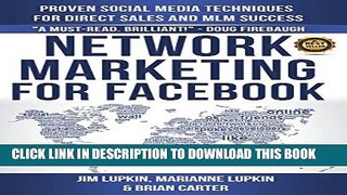 New Book Network Marketing For Facebook: Proven Social Media Techniques For Direct Sales   MLM