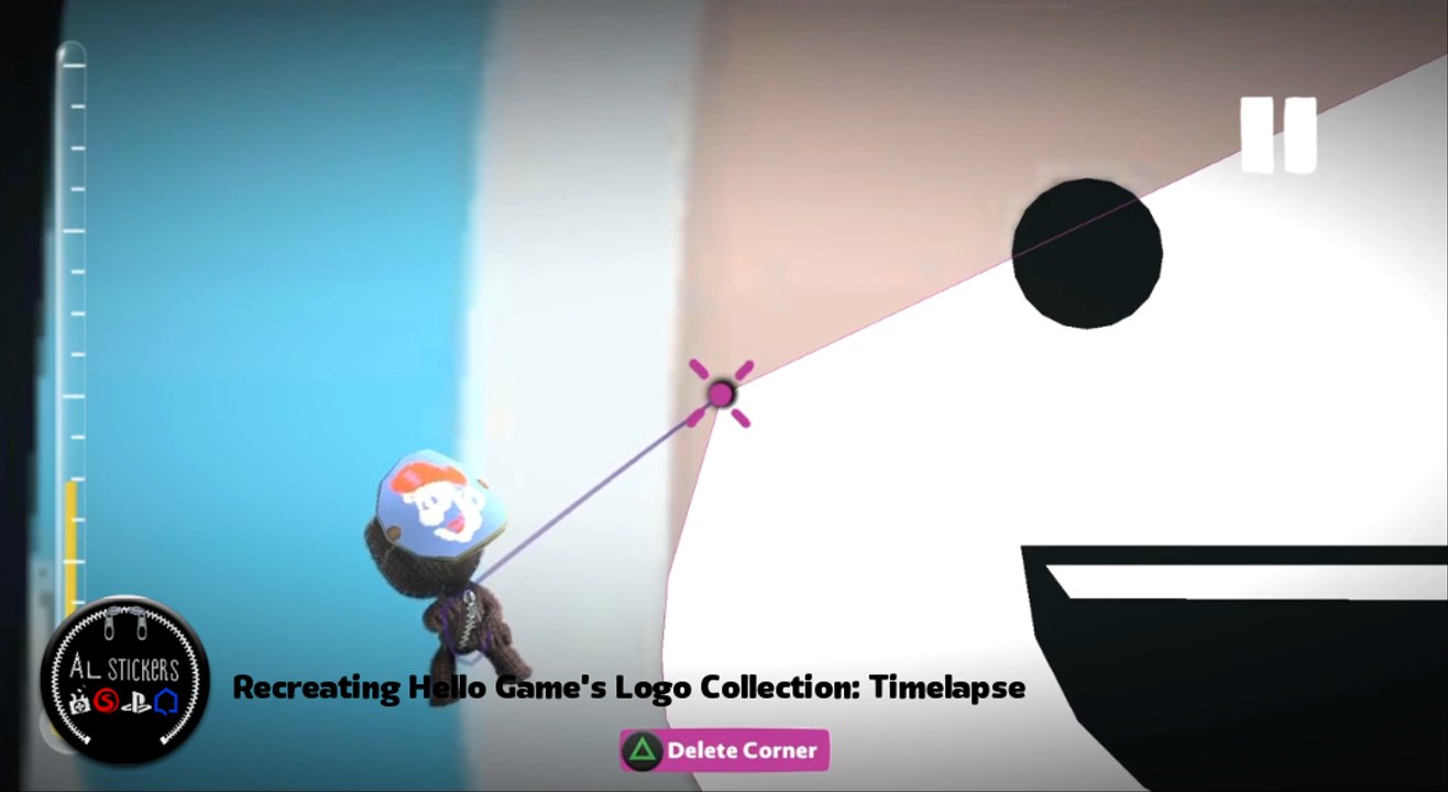 LBP3 AL2009man's Project - Recreating Hello Game's Logo Collection Timelapse