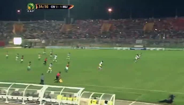 Gervinho Goal - Ivory Coast	3-1	Mali 08.10.2016