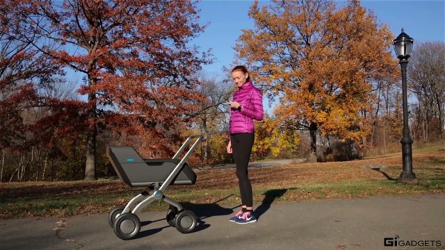 Double jogging stroller