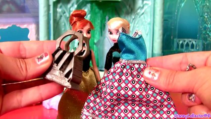 Monster High Elsa & Anna Makeover From Frankie Stein & Draculaura Disney Frozen Princess Ghouls
