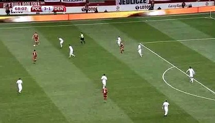 Yussuf Poulsen Goal HD - Poland 3-2 Denmark 08.10.2016 HD